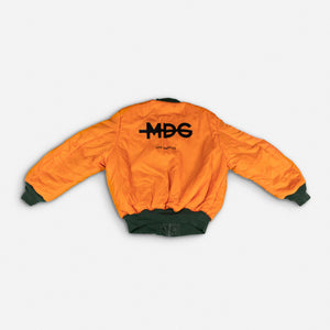 MDG BOMBER JACKET GREEN AND ORANGE (EIGHTH COLLECTION)