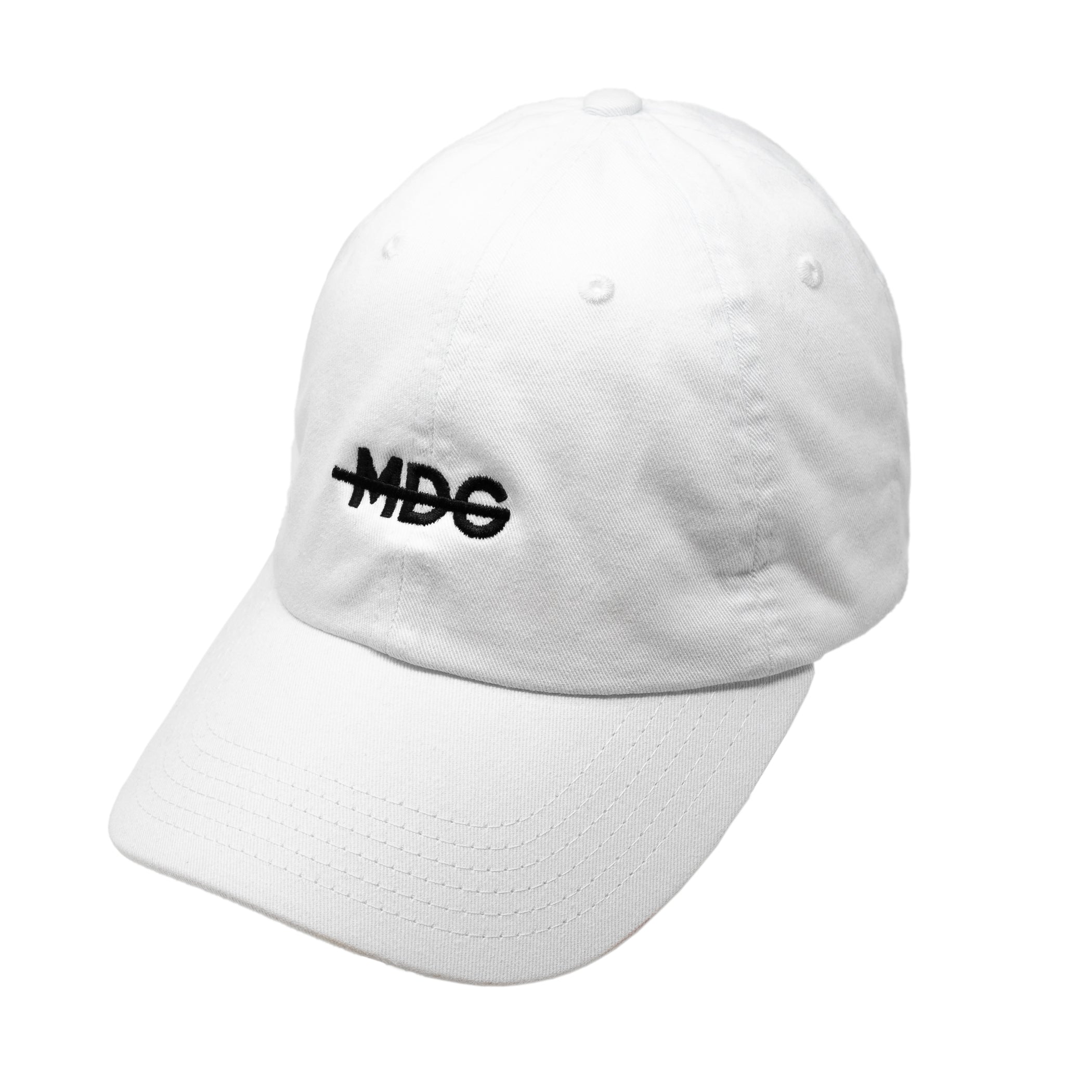 white dad hat